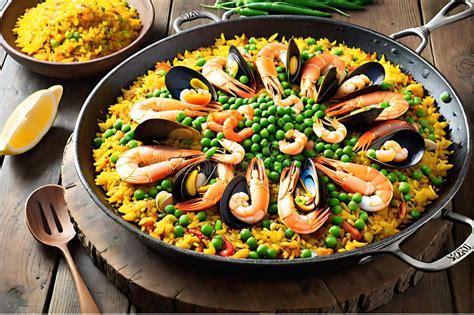  Paella de Marisco: The Culinary Symphony of Savory Seafood and Perfectly Cooked Rice!